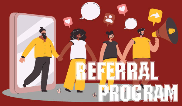 <h6><strong>Refer a friends and receive discount</strong></h6>