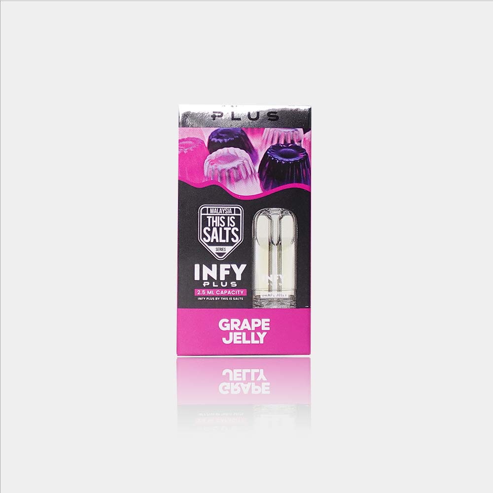 หัวพอต หัวพอต INFY Plus 2.5 ml. - Grape Jelly – Thai Vape Shop