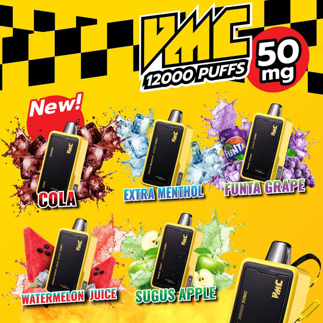 พอตใช้แล้วทิ้ง VMC - 12000 คำ นิโคติน 50