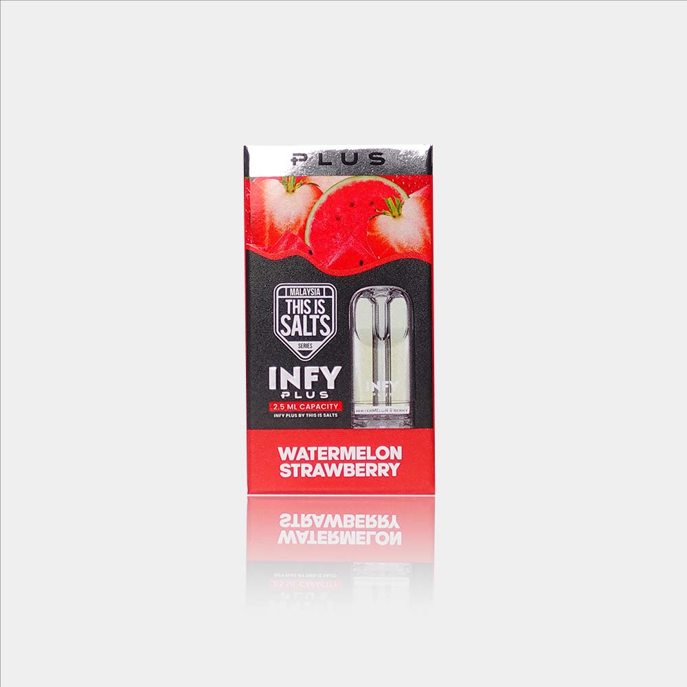 หัวพอต หัวพอต INFY Plus 2.5 ml. - Watermelon Strawberry – Thai Vape Shop