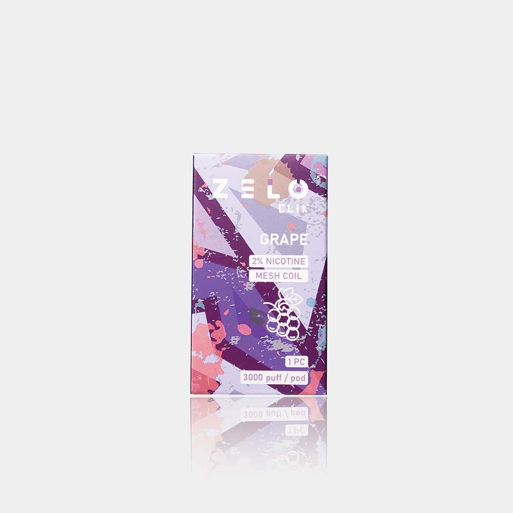 หัวพอต หัวพอต ZELO CLIK - Grape – Thai Vape Shop