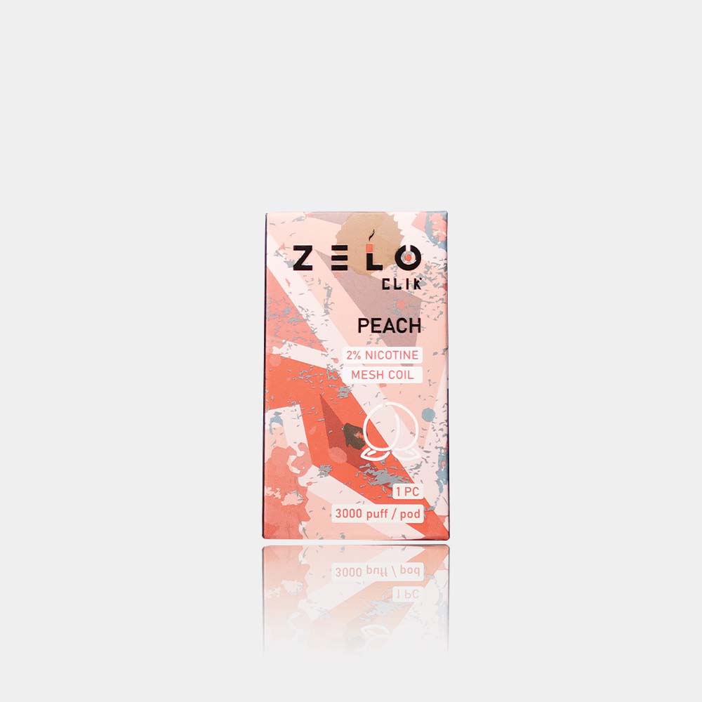 หัวพอต หัวพอต ZELO CLIK - Peach – Thai Vape Shop