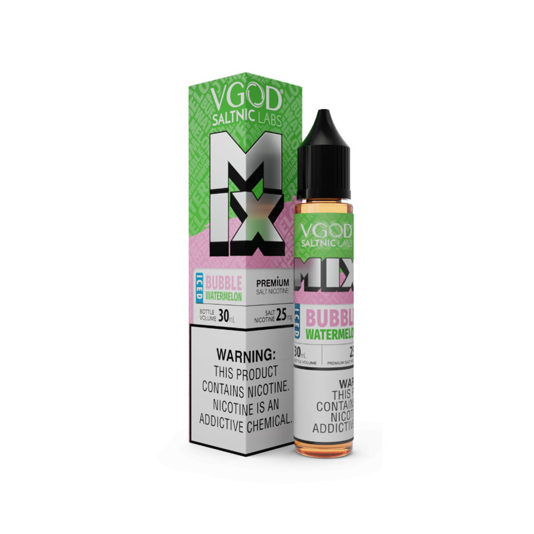 น้ำยาบุหรี่ไฟฟ้า VGOD - Iced Bubble Watermelon Mix - ซอลนิค