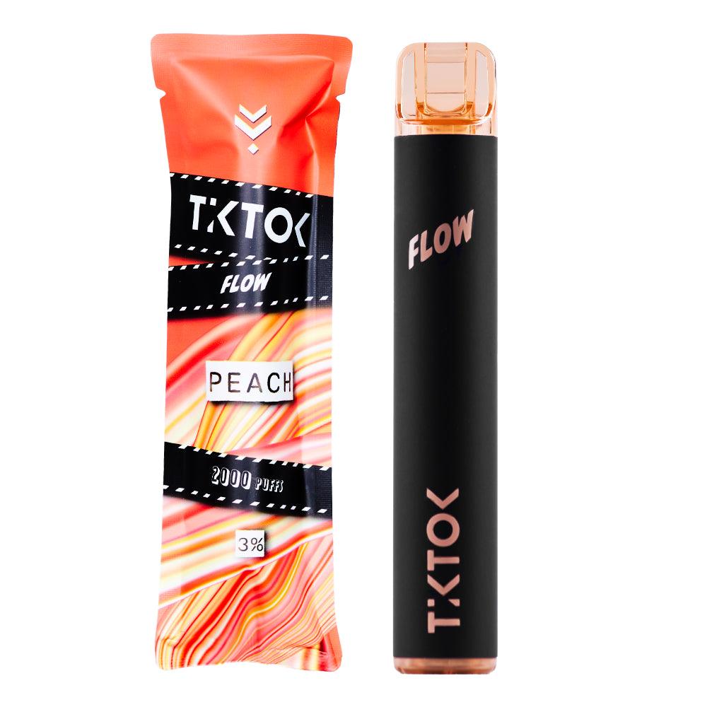 พอตใช้แล้วทิ้ง พอตใช้แล้วทิ้ง TikTok FLOW - 2000 คำ - Peach – Thai Vape Shop