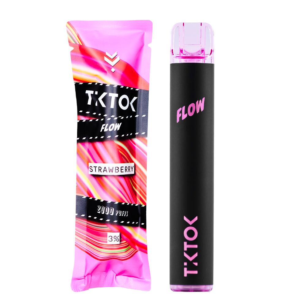 พอตใช้แล้วทิ้ง พอตใช้แล้วทิ้ง TikTok FLOW - 2000 คำ - Strawberry – Thai Vape Shop