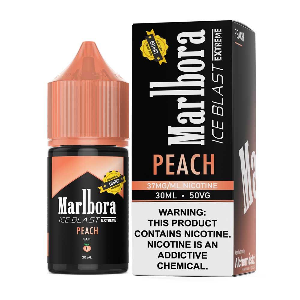 น้ำยาบุหรี่ไฟฟ้า น้ำยาบุหรี่ไฟฟ้า Marlbora Extreme - Peach - ซอลนิค - 37mg – Thai Vape Shop