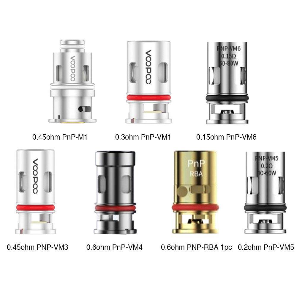 คอยล์บุหรี่ไฟฟ้า VOOPOO - PnP Replacement Coils - PnP-VM5 0.2ohm / Pack of 5 – Thai Vape Shop